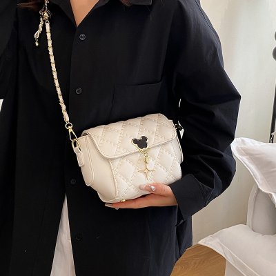 Popular small square bag versatile fashion crossbody bag small bag women's texture fashionable commuter shoulder bag