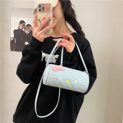This year's popular girl diamond shoulder bag, large-capacity commuting versatile cartoon cute crossbody bag