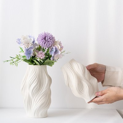 Fengsui fired ceramic vase ornaments hydroponic vase ornaments home decoration