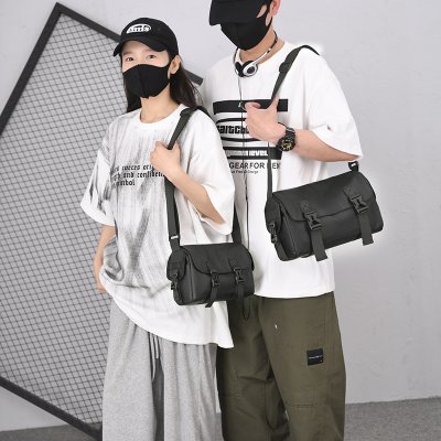 Casual crossbody bag Personalized sports large capacity shoulder bag Travel side shoulder bag Multi-layer fashion men's bag