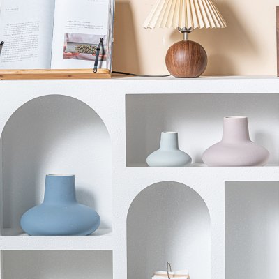 Dimon Macaron multi-color ceramic vase style decorative home decoration