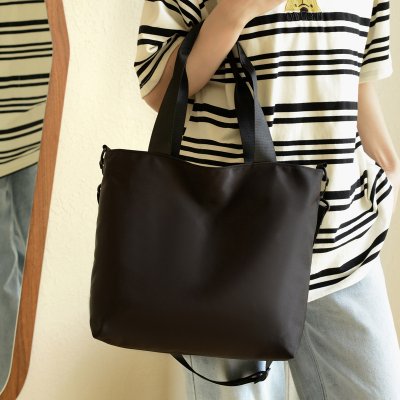 Large capacity tote canvas bag to work and go out to work and commute versatile literary and artistic student-packing one-shoulder cloth bag