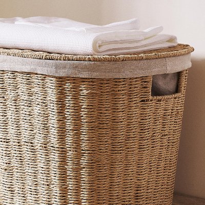 Paper rope braided laundry basket clothes storage box storage basket laundry basket bedroom sorting box storage basket with lid storage basket