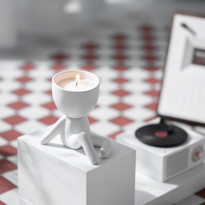 Fengsuan Shao, aromatherapy sitting posture, candlestick, home soft decoration, living room ornaments