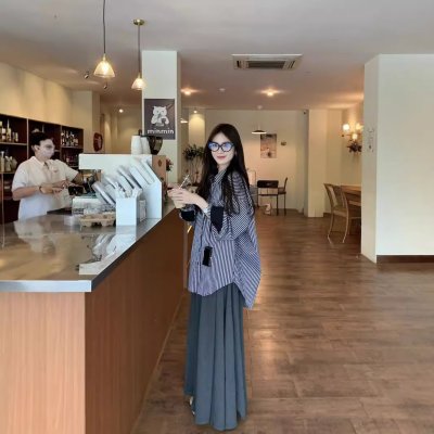 Real photo of casual and versatile striped pocket shirt for women in autumn silhouette splicing contrast color long-sleeved cardigan top