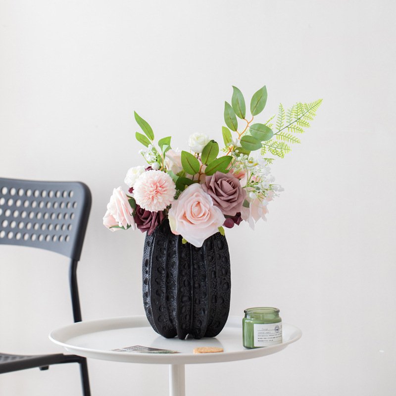 Diandian Hucuda ceramic vase simple modern matte flower maker B&B ornaments high-end