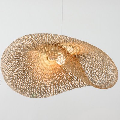 Bamboo lantern chandeliers Japanese-style lamps Restaurant Hotpot Restaurant B&B Hotel Personalized Bamboo Art Lampshades